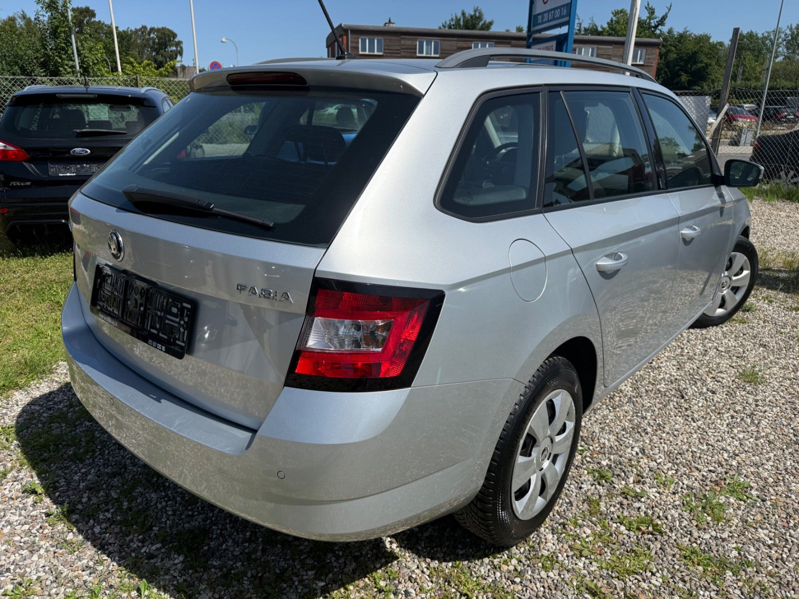 Sølv Skoda Fabia fra 2017