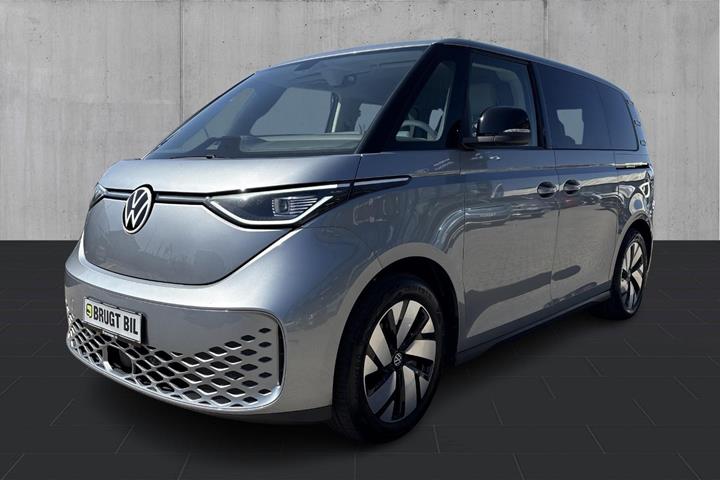 Sølv VW ID.Buzz fra 2023 set udefra