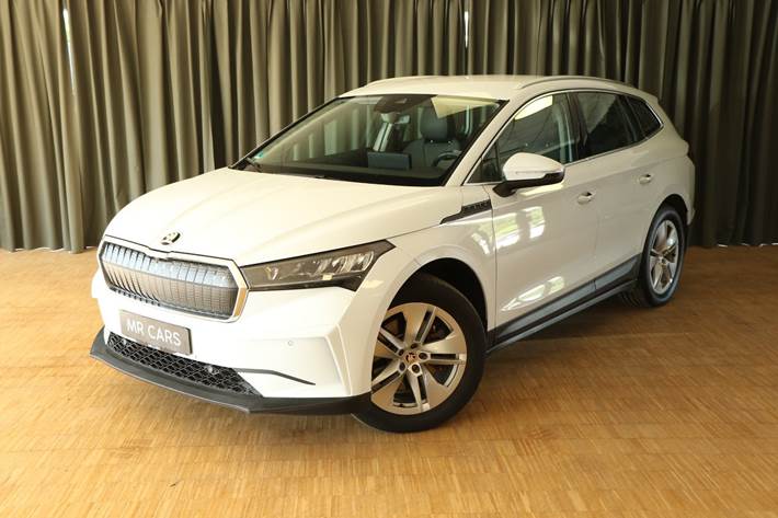 Grøn Skoda Enyaq fra 2023