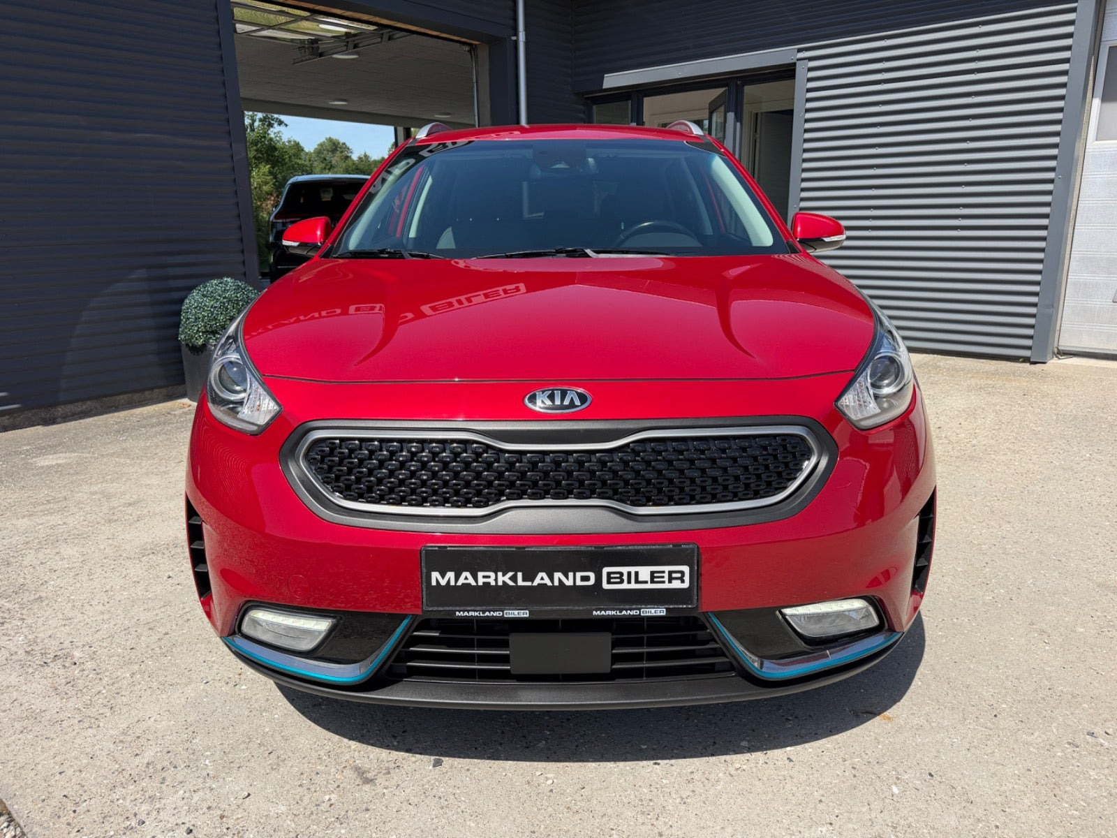 Rød Kia Niro fra 2019