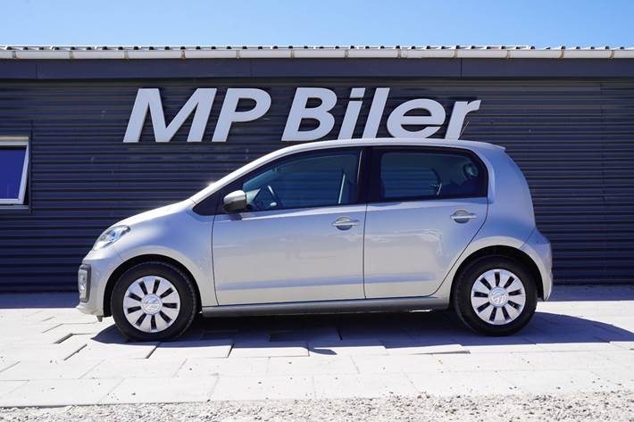 Sølv VW UP! fra 2017
