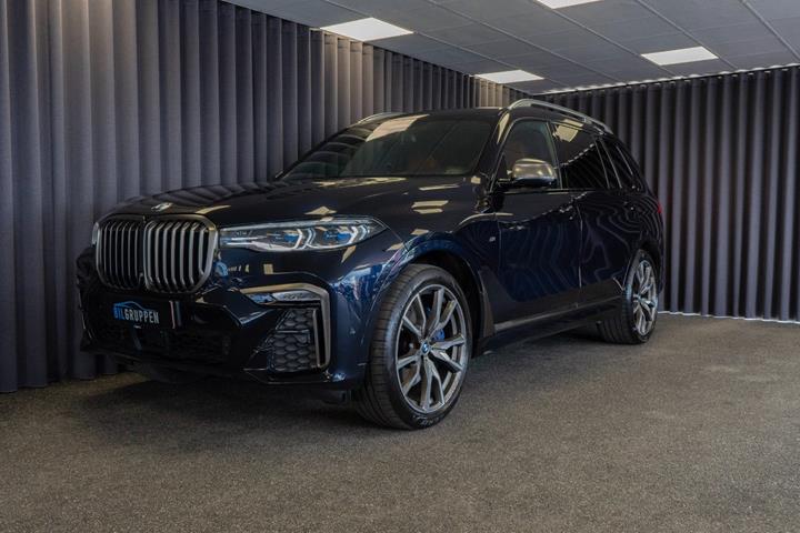 Sort BMW X7 fra 2019 set udefra