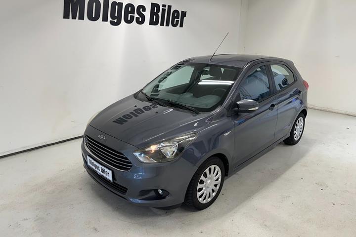 Grå Ford Ka+ fra 2016 set udefra