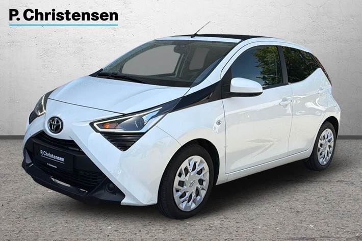 Hvid Toyota Aygo fra 2019