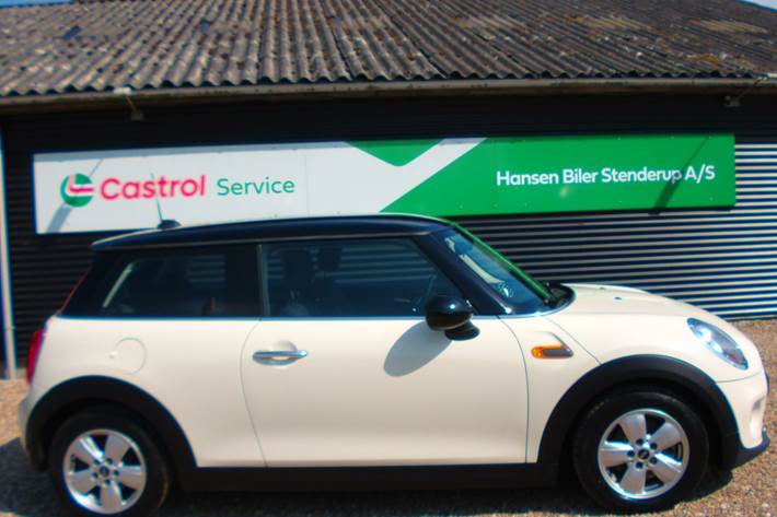 Hvid Mini Cooper fra 2016