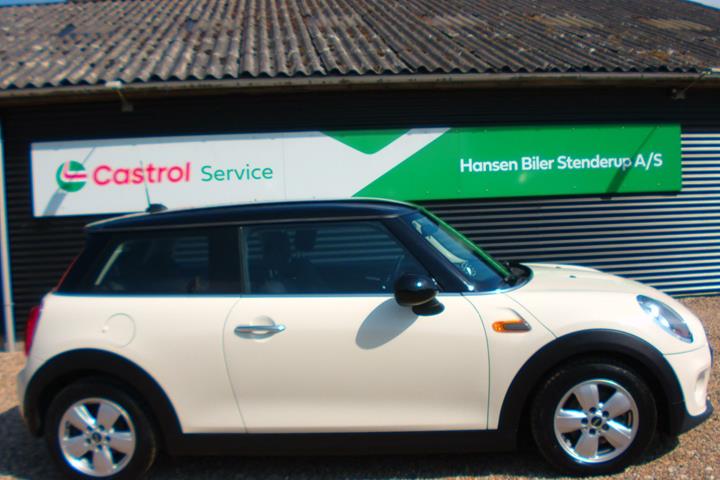 Hvid Mini Cooper fra 2016