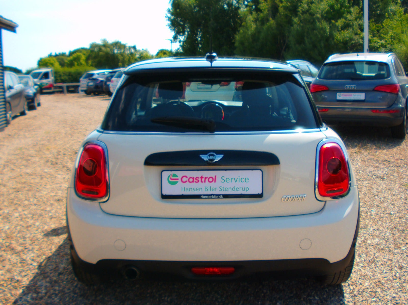 Hvid Mini Cooper fra 2016