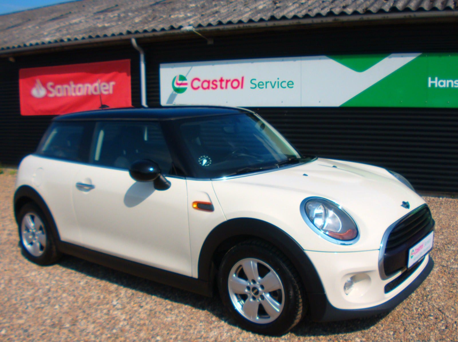 Hvid Mini Cooper fra 2016