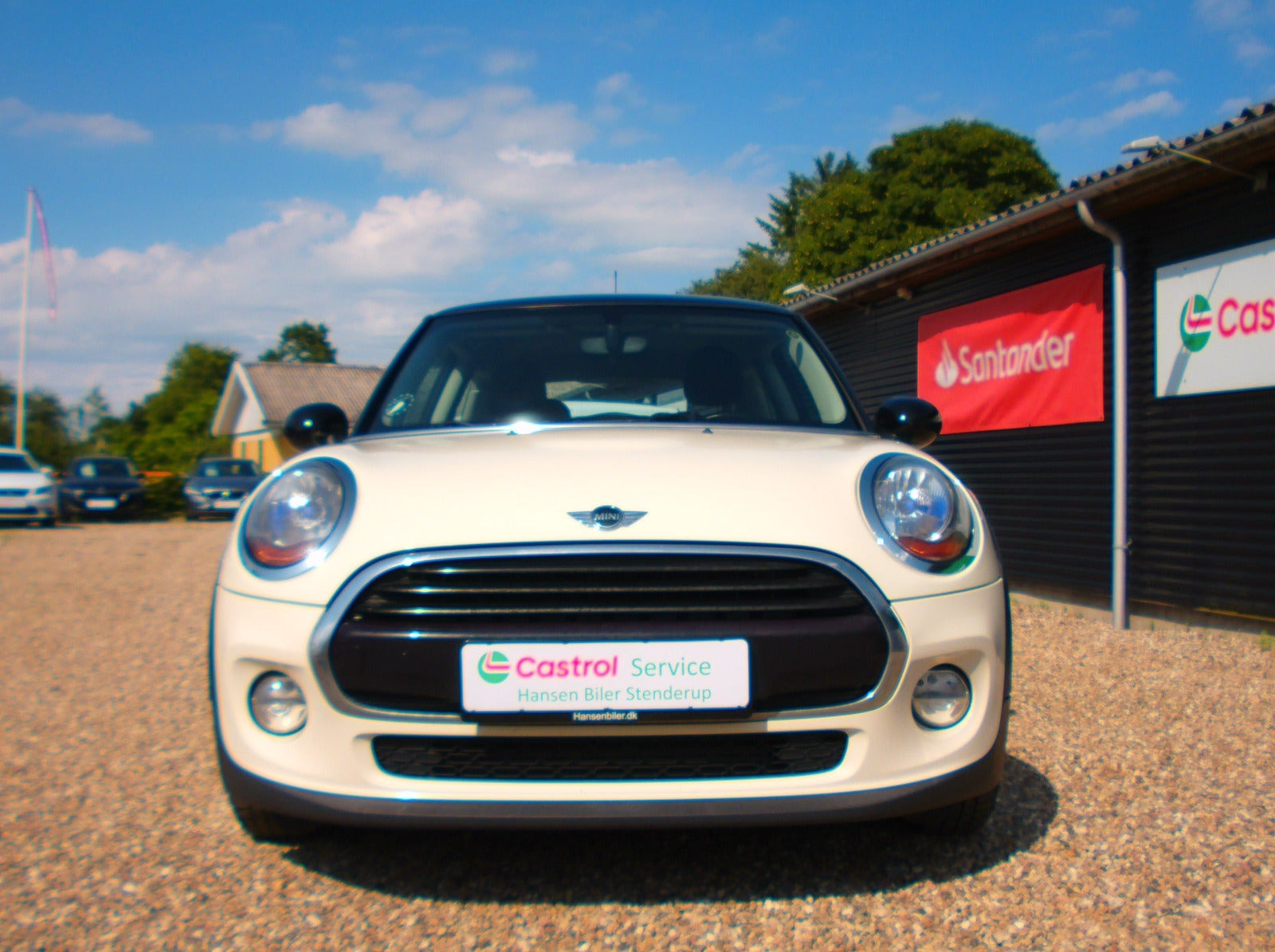 Hvid Mini Cooper fra 2016