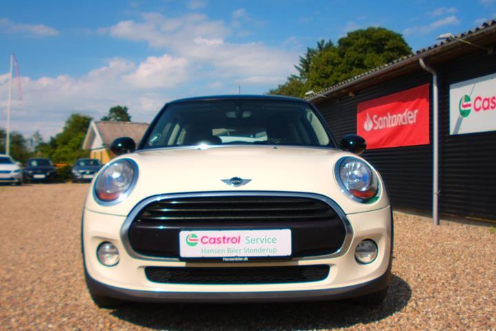 Hvid Mini Cooper fra 2016