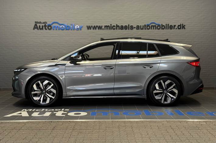 Grå Skoda Enyaq fra 2025