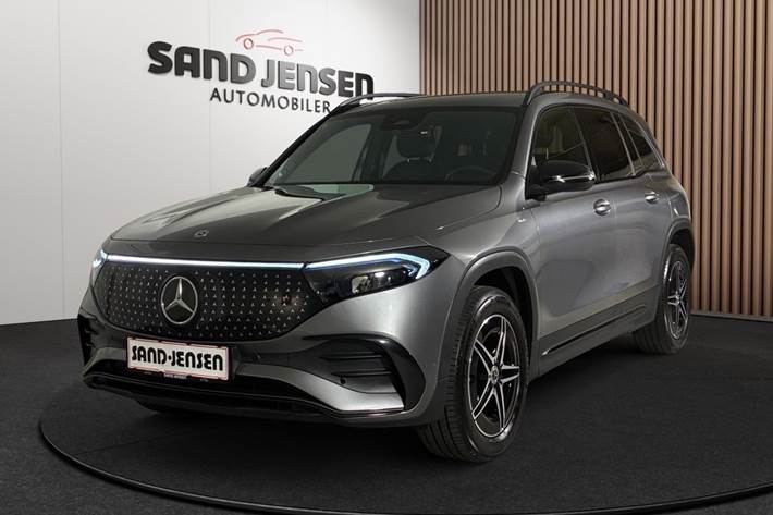Grå Mercedes EQB250+ fra 2025 set udefra