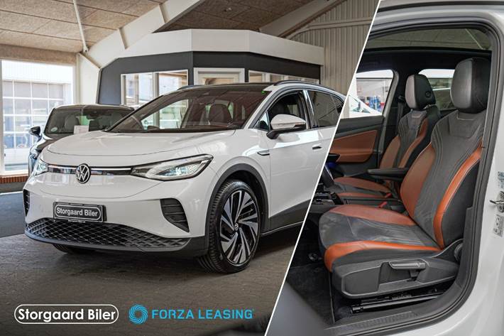 Hvid VW ID.4 fra 2021