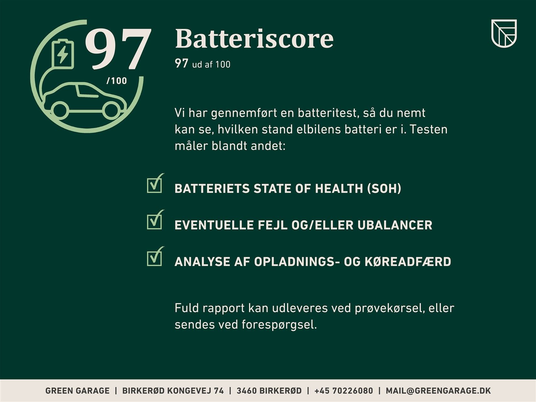 Blå Fiat 500e fra 2023