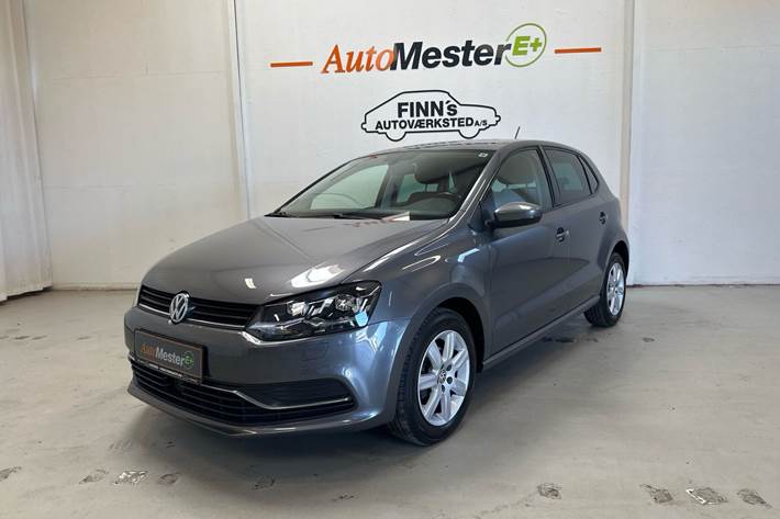 Grå VW Polo fra 2017