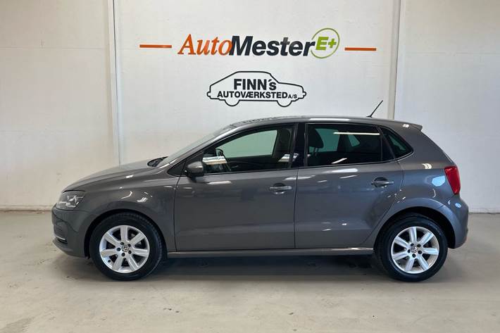 Grå VW Polo fra 2017