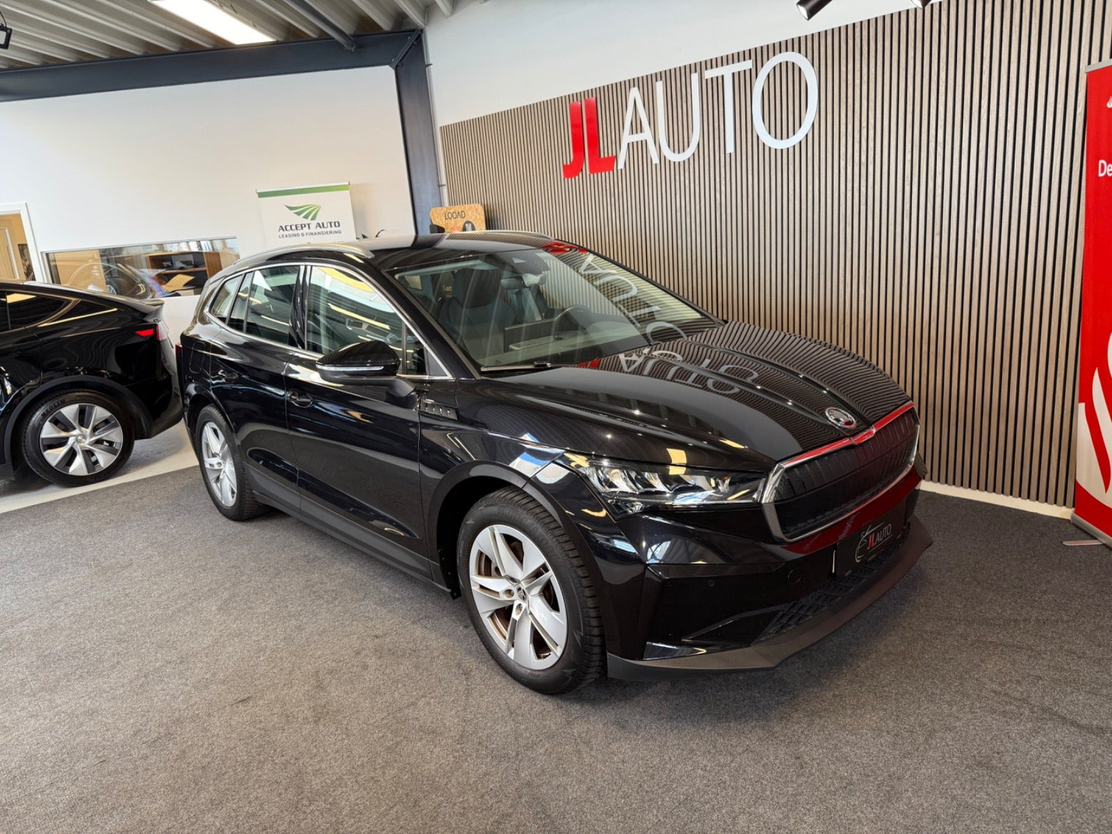 Sort Skoda Enyaq fra 2021