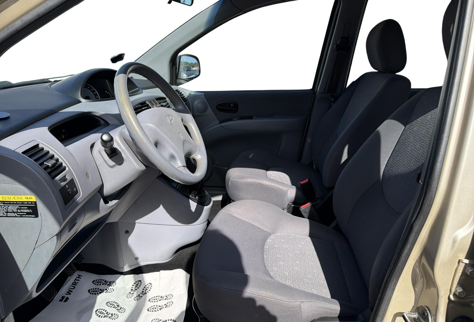 Gul Hyundai Matrix fra 2008