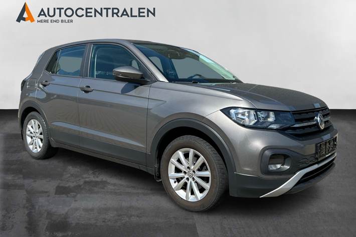 Grå VW T-Cross fra 2020