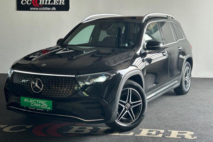 Sort Mercedes EQB250+ fra 2025 set udefra