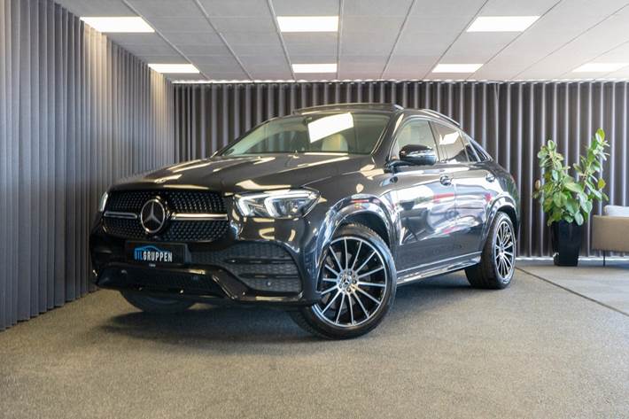 Gul Mercedes GLE400 d fra 2021