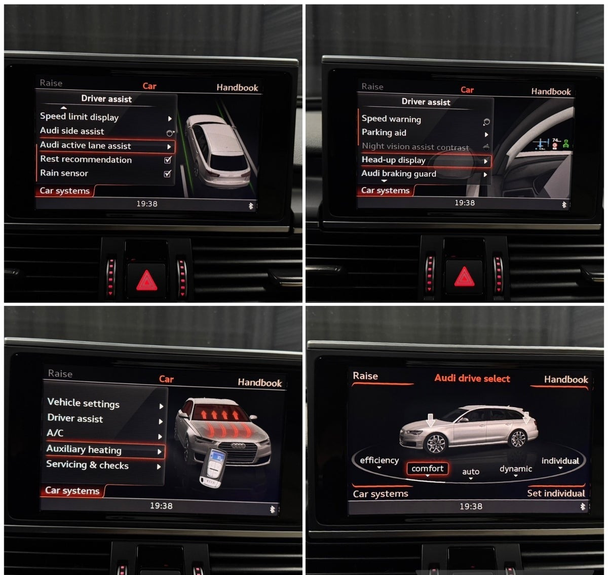 Sort Audi A6 fra 2017