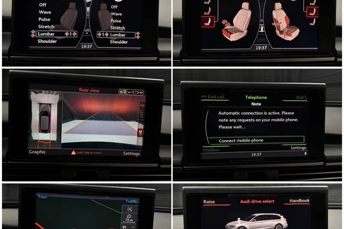 Sort Audi A6 fra 2017