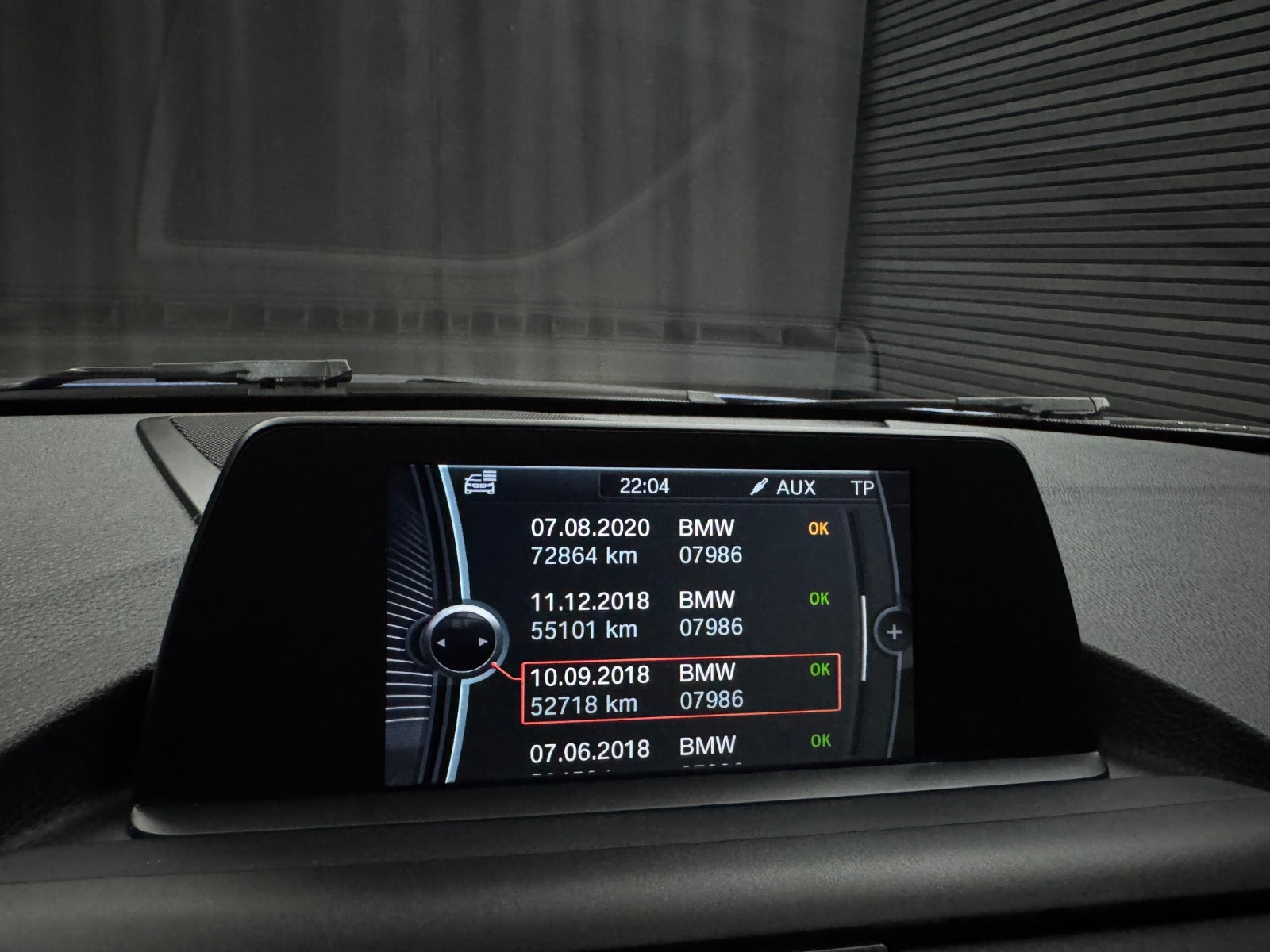 Blå BMW M135i fra 2014