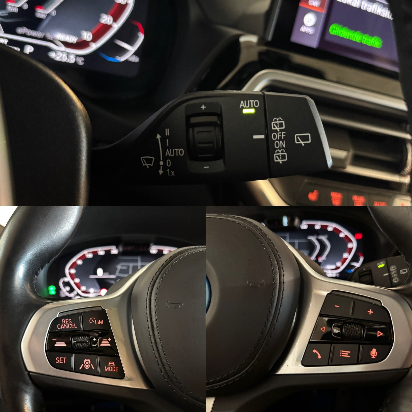 Blå BMW iX3 fra 2023