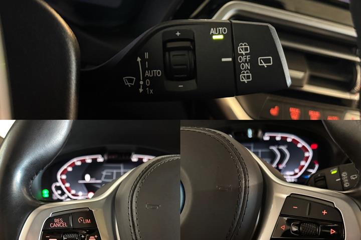 Blå BMW iX3 fra 2023