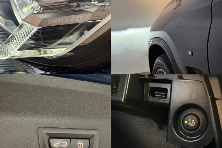 Blå BMW iX3 fra 2023