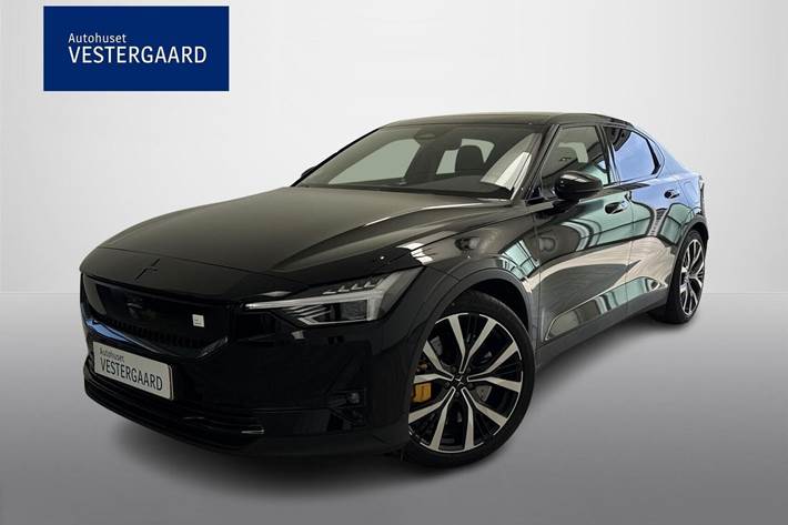 Sort Polestar 2 fra 2026 set udefra