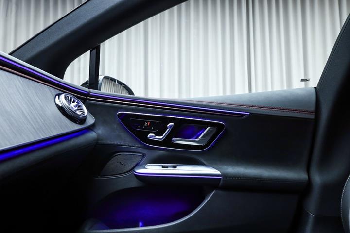 Sort Mercedes EQE350+ fra 2026