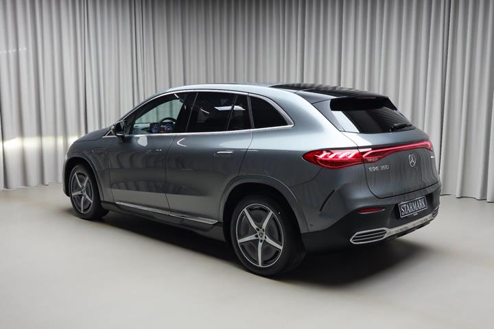 Grå Mercedes EQE350 SUV fra 2025
