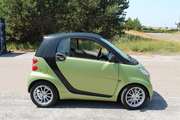 Grøn Smart Fortwo fra 2011