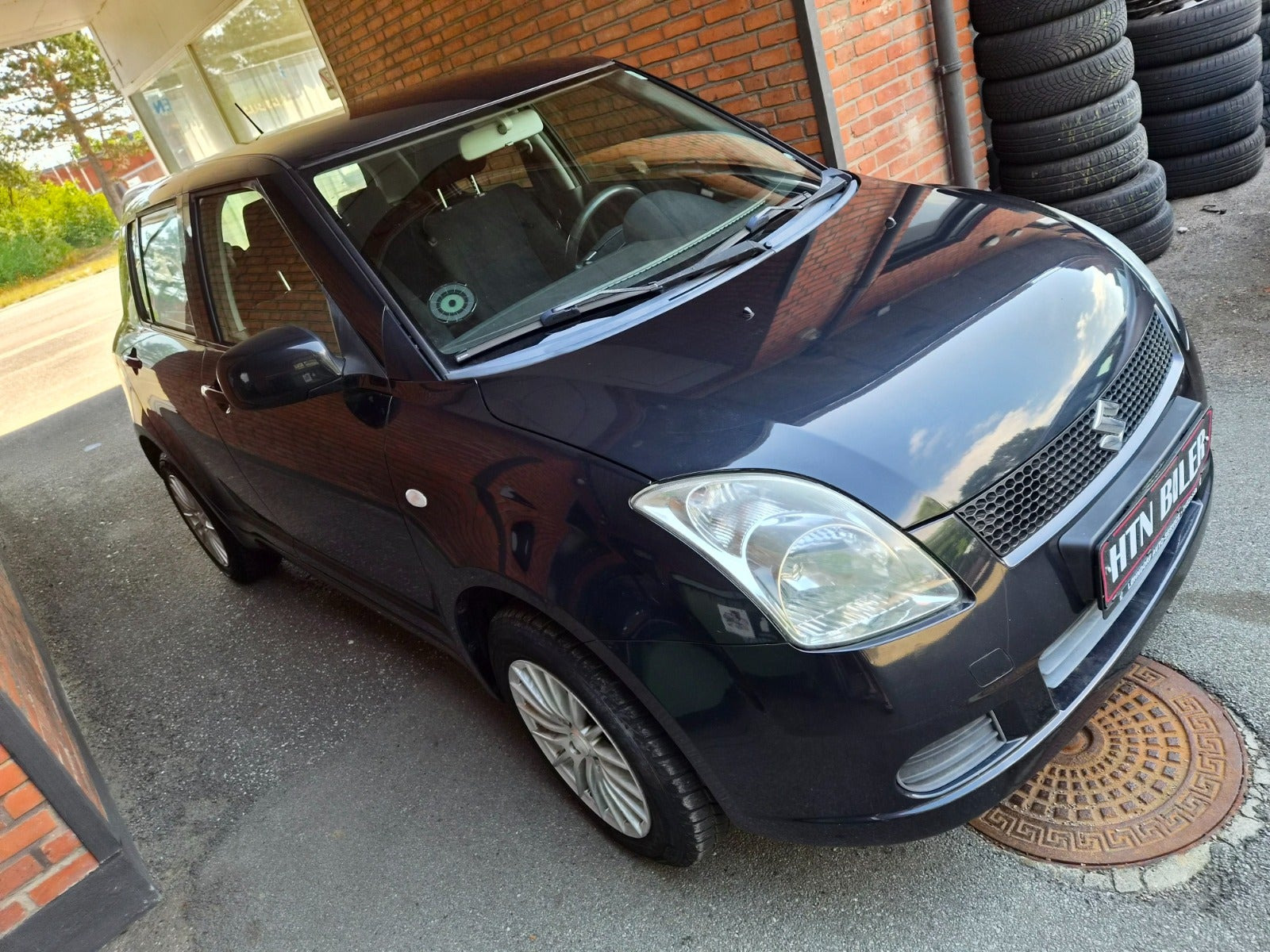 Sort Suzuki Swift fra 2006