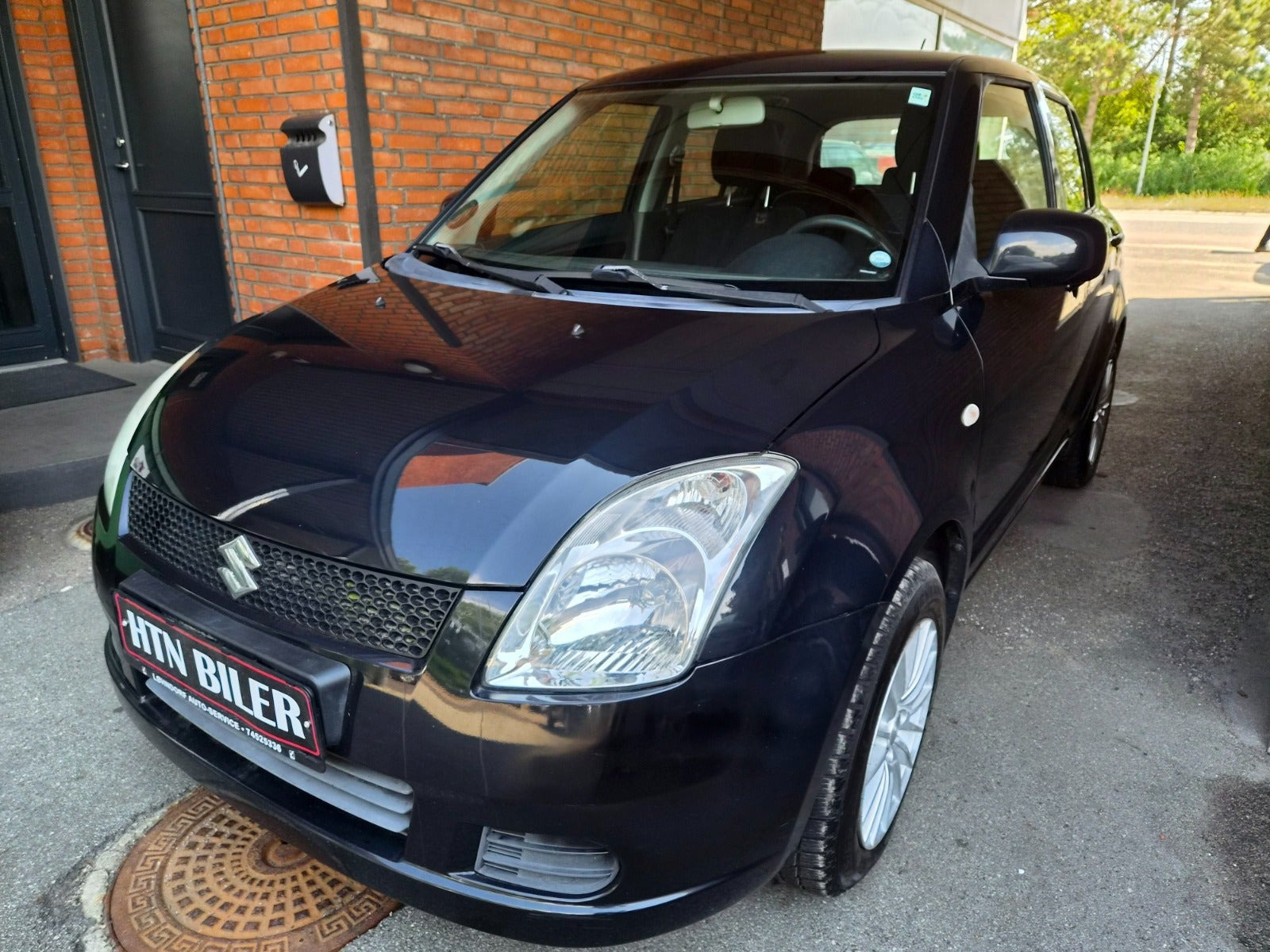 Sort Suzuki Swift fra 2006