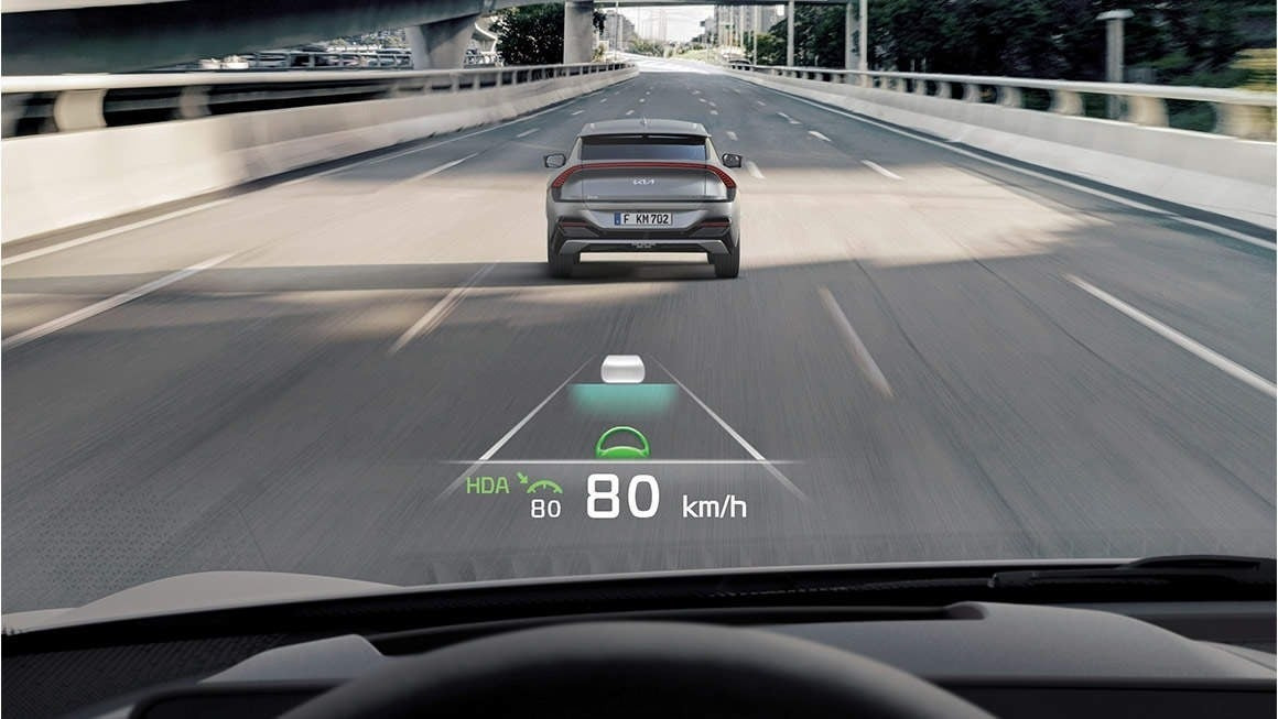 Blå Kia EV6 fra 2024