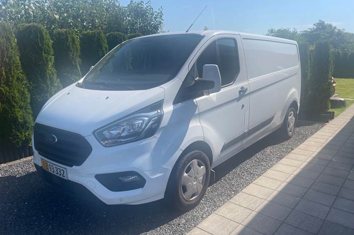 Hvid Ford Transit Custom 320 L2 fra 2018