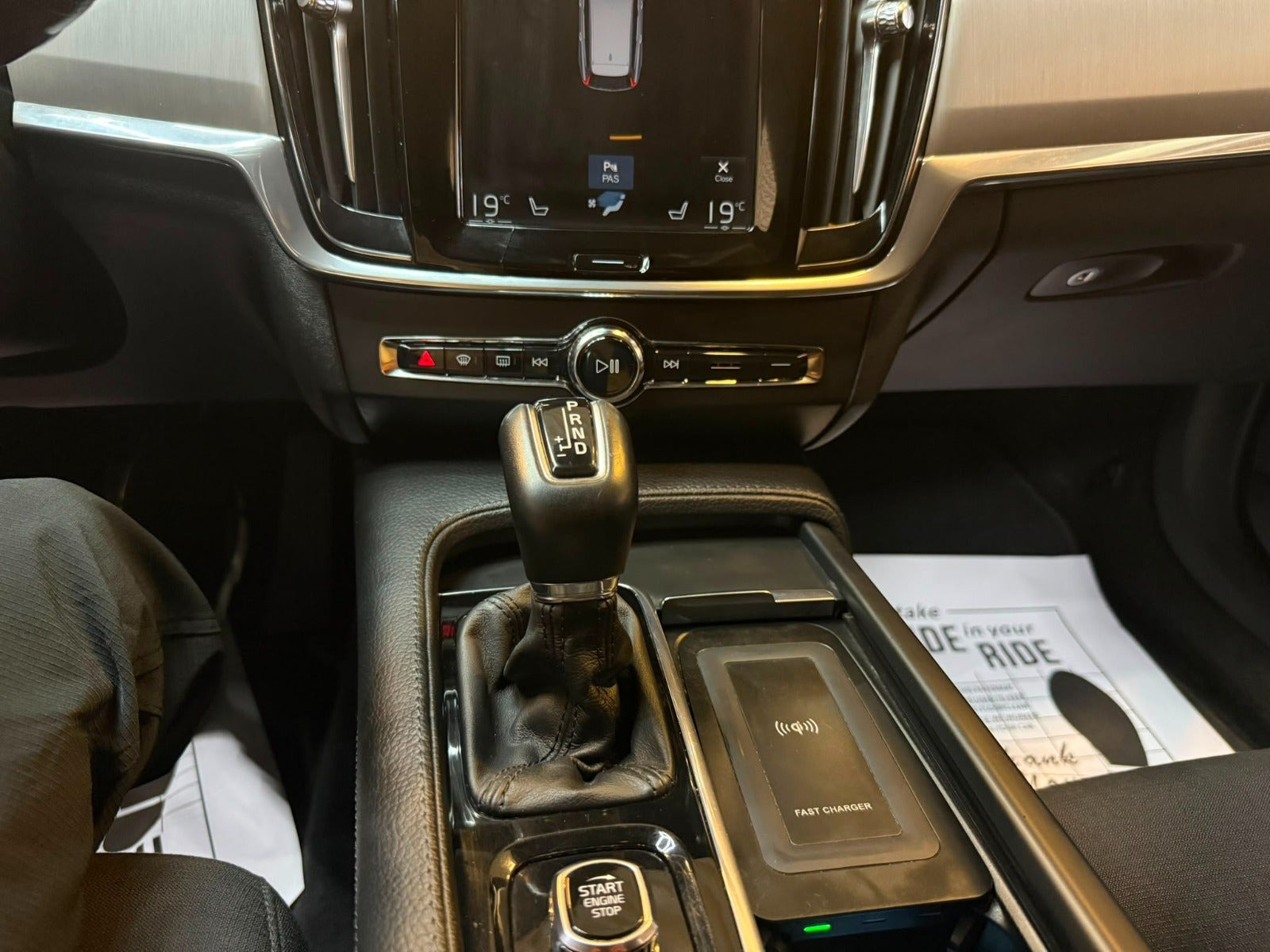 Sort Volvo V90 fra 2018