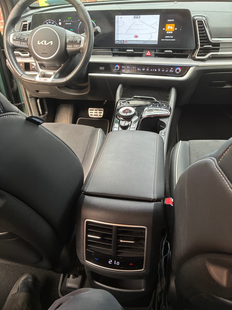 Grøn Kia Sportage fra 2022