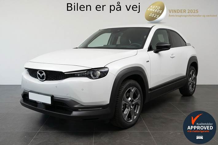 Hvid Mazda MX-30 fra 2023