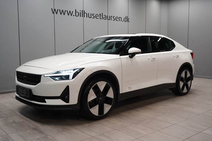 Hvid Polestar 2 fra 2023