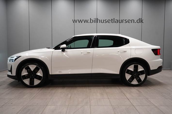 Hvid Polestar 2 fra 2023