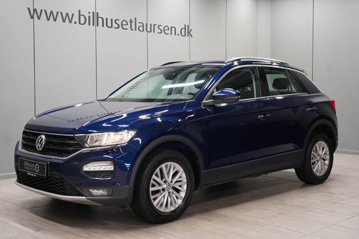 Blå VW T-Roc fra 2018