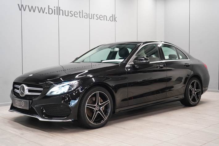 Sort Mercedes C220 d fra 2017