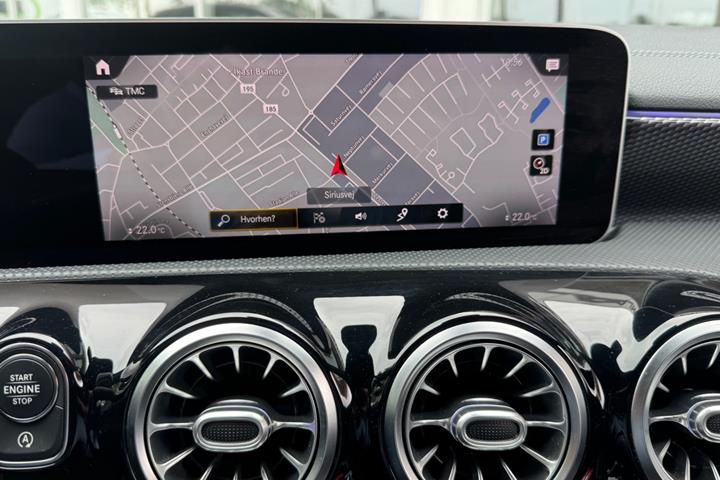 Sort Mercedes CLA180 d fra 2019