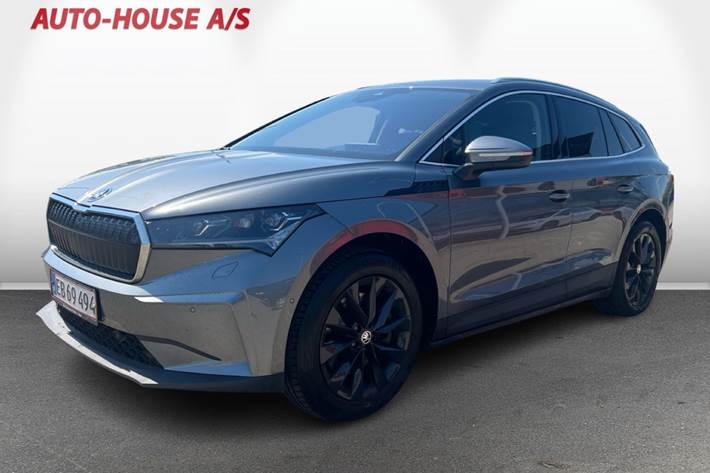 Grå Skoda Enyaq fra 2022