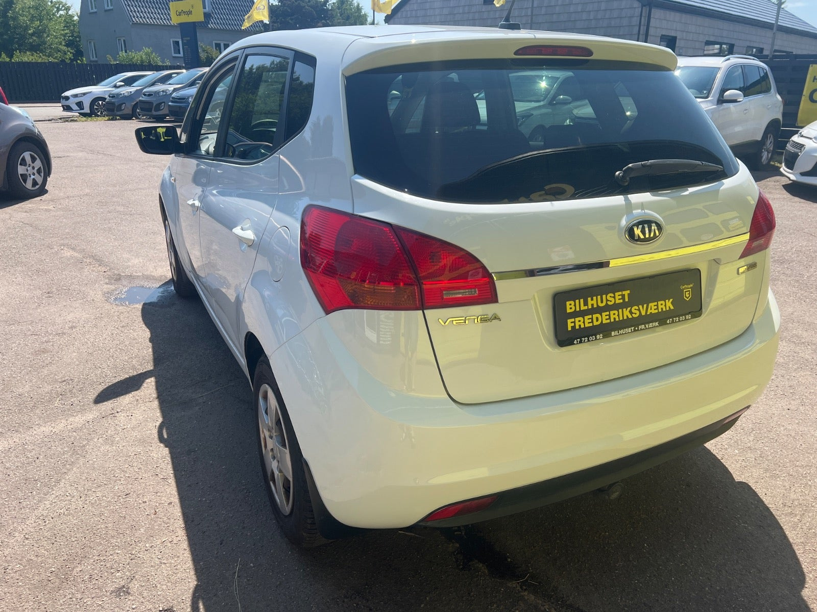 Hvid Kia Venga fra 2015