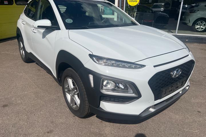 Hvid Hyundai Kona fra 2020